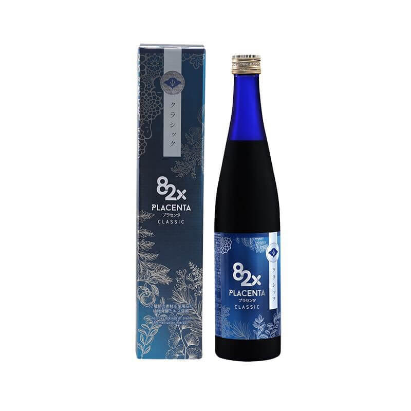 Nước uống hỗ trợ chống lão hóa Placenta 82X Classic Sakura 500ml Nhật Bản