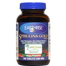 Viên Uống Tăng Cân Tảo Mặt Trời Spirulina Gold Plus 500mg 180 Viên Mỹ