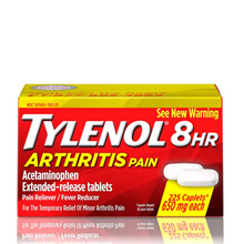 Viên uống giảm đau khớp Tylenol 8Hr Arthritis Pain 650mg 225 viên Mỹ