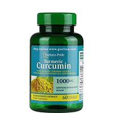 Tinh chất nghệ Turmeric Curcumin 1000mg điều trị viêm loét dạ dày Puritan’s Pride Mỹ hộp 60 viên