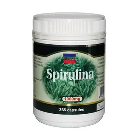 Viên uống tăng cường sức khỏe Tảo xoắn Spirulina 1000mg Costar Úc 365 viên