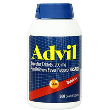Viên uống hạ sốt giảm đau Advil Ibuprofen 200mg 360 viên Mỹ