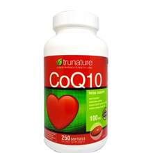 Viên uống hỗ trợ tim mạch Trunature CoQ10 250 viên của Mỹ