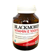 Viên uống Vitamin E 1000IU Blackmores 30 viên Úc